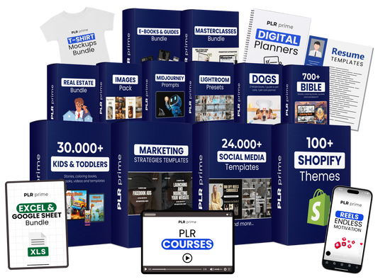 All-In-One PLR Digital Products Bundle